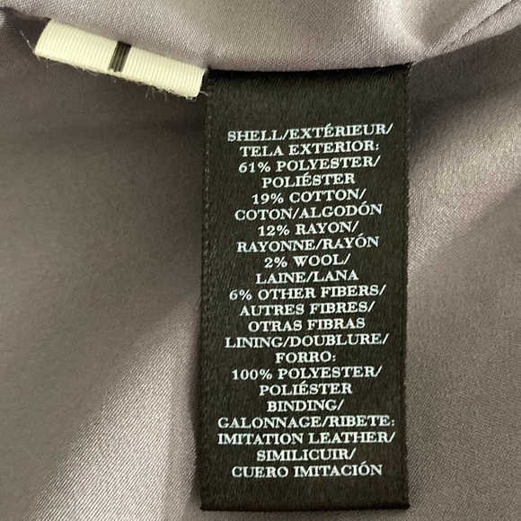 Ann Taylor 6 skirt black gray lined - Picture 15 of 15